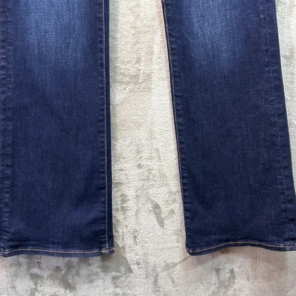 American Eagle Next Level Stretch Kick Boot Jeans Dark Wash Indigo 8 AE 30x31 - Picture 3 of 12